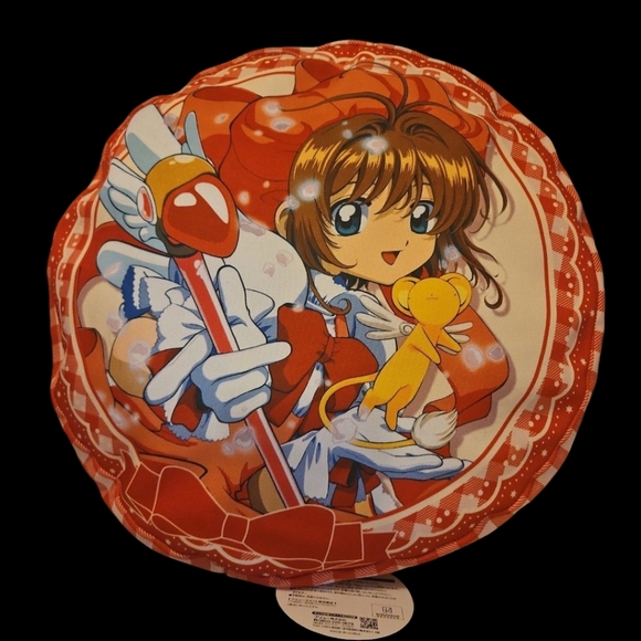 Cardcaptor Sakura 15in Cushion Red Gingham NWT - Picture 1 of 7